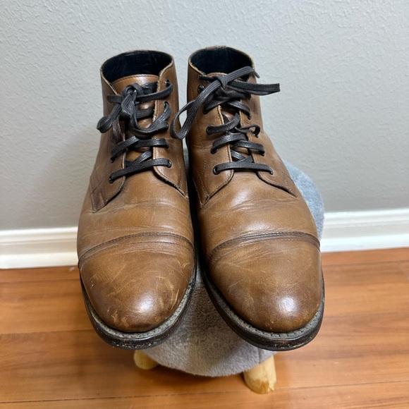 Thursday Boot Co Everyday Captain Classic Boots Mens 11.5 Brown Leather Handmade - Picture 3 of 7